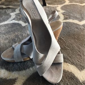 UGG Suede Wedges size 7.5